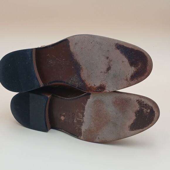 Mercanti Fiorentini Shoes Mens Sz 9 M Brown Oxford Made in Italy Leather 6650 main image 9